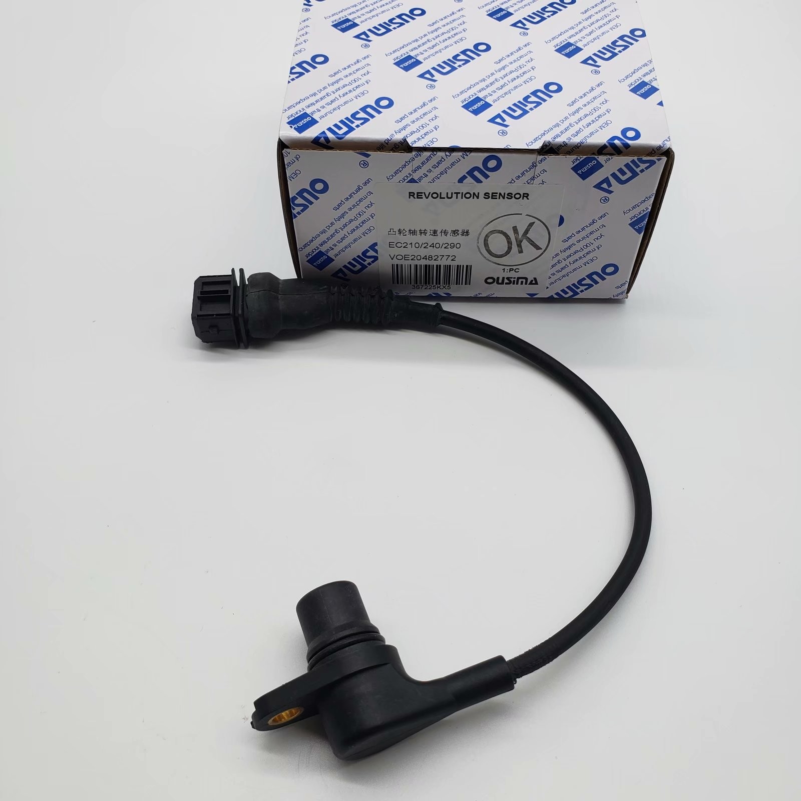 OUSIMSA Crankshaft Speed Sensor VOE20482772 For Excavator EC210 EC240 EC290