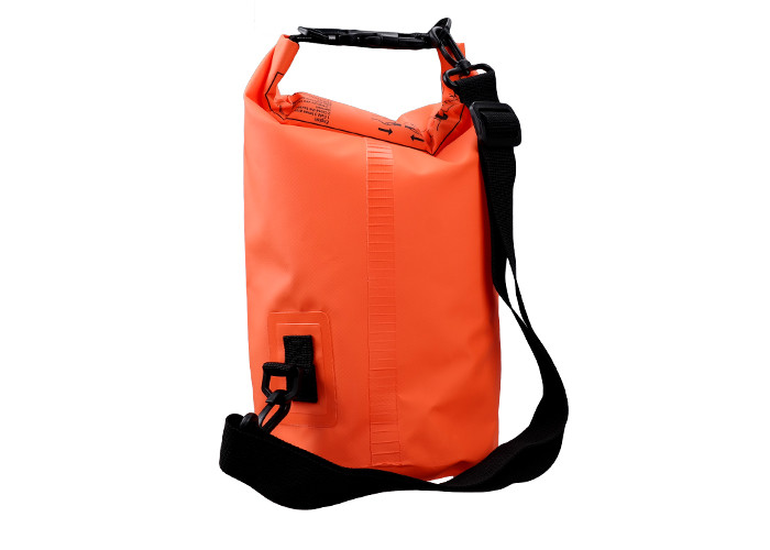 Orange Waterproof Dry Pouch / Kayak Bag Eco Friendly For Beach Mats Towel