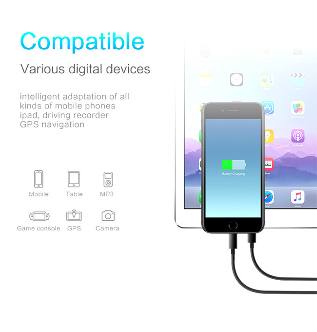 Single Port 3.4A Smart Charging Mobile Phone RT18 USB Car Charger