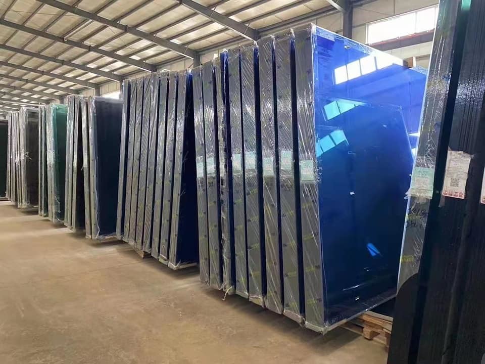 8mm 10mm Coloured Float Glass Tinted Tempered Glass OEM