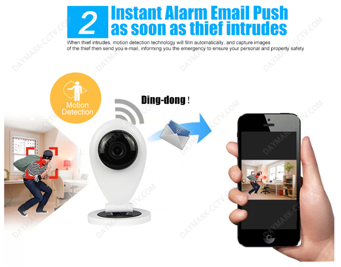 P2P plug and play 720p mini size wireless cctv camera