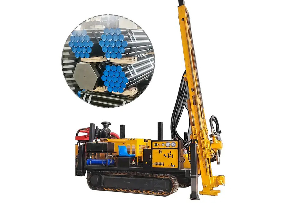 Hydraulic System RC Crawler Engineering Crawler Mounted Drill Rig 3 Meter Rod Length For Exploration