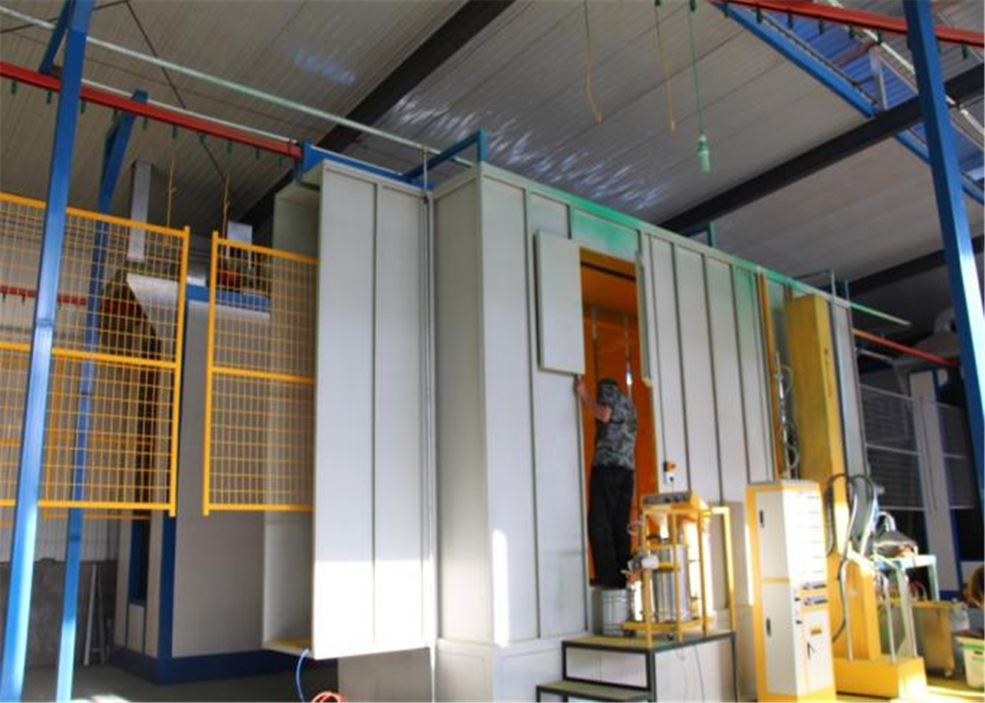 8’H/2430mm*10’L/3048mm Canada standard construction fencing panels mesh 3"x6" 75mm x 100mm Tubing 1.2"/30mmx1.5mm