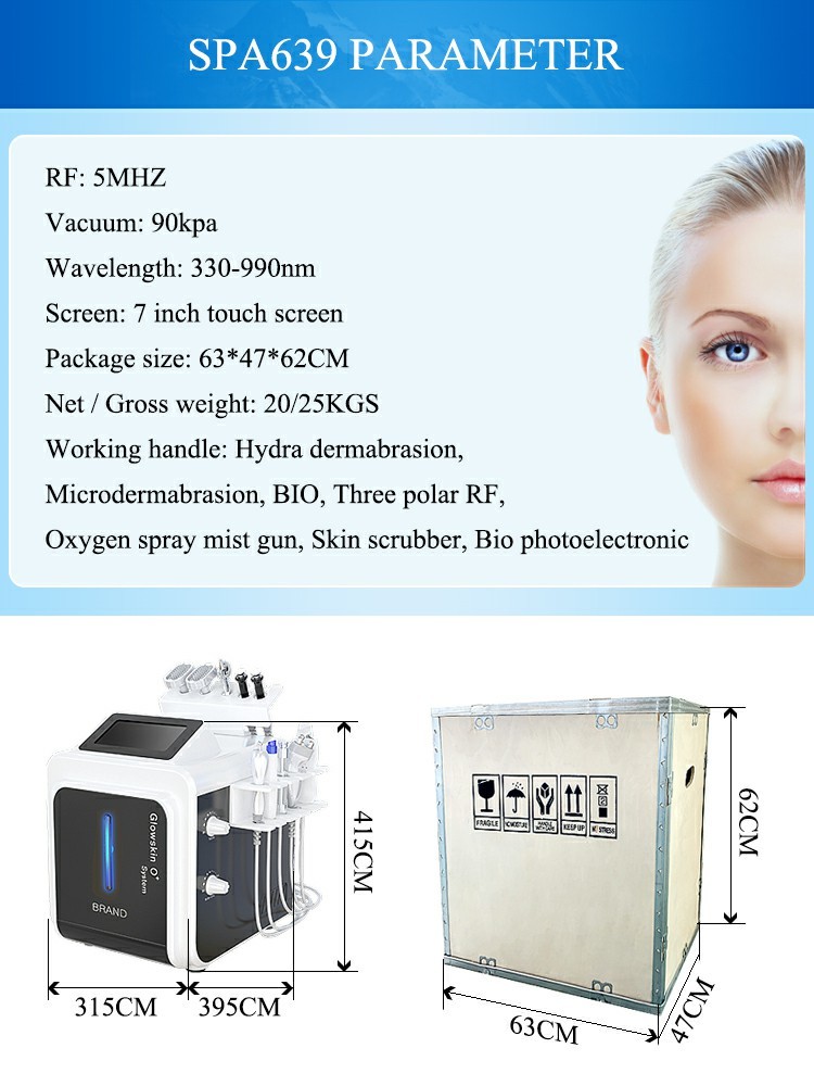 Microdermabrasion Beauty 10 In 1 Hydrafacial Machine Skin Peel Device
