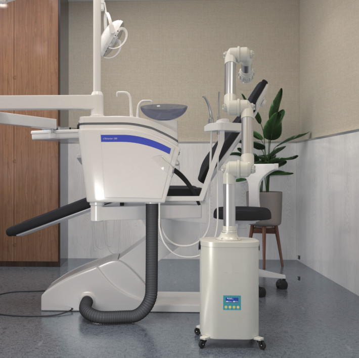 Virus Aerosols Airborne Droplets UV Disinfection Fume Extractor, External Oral Suction Aerosol Suction Machine