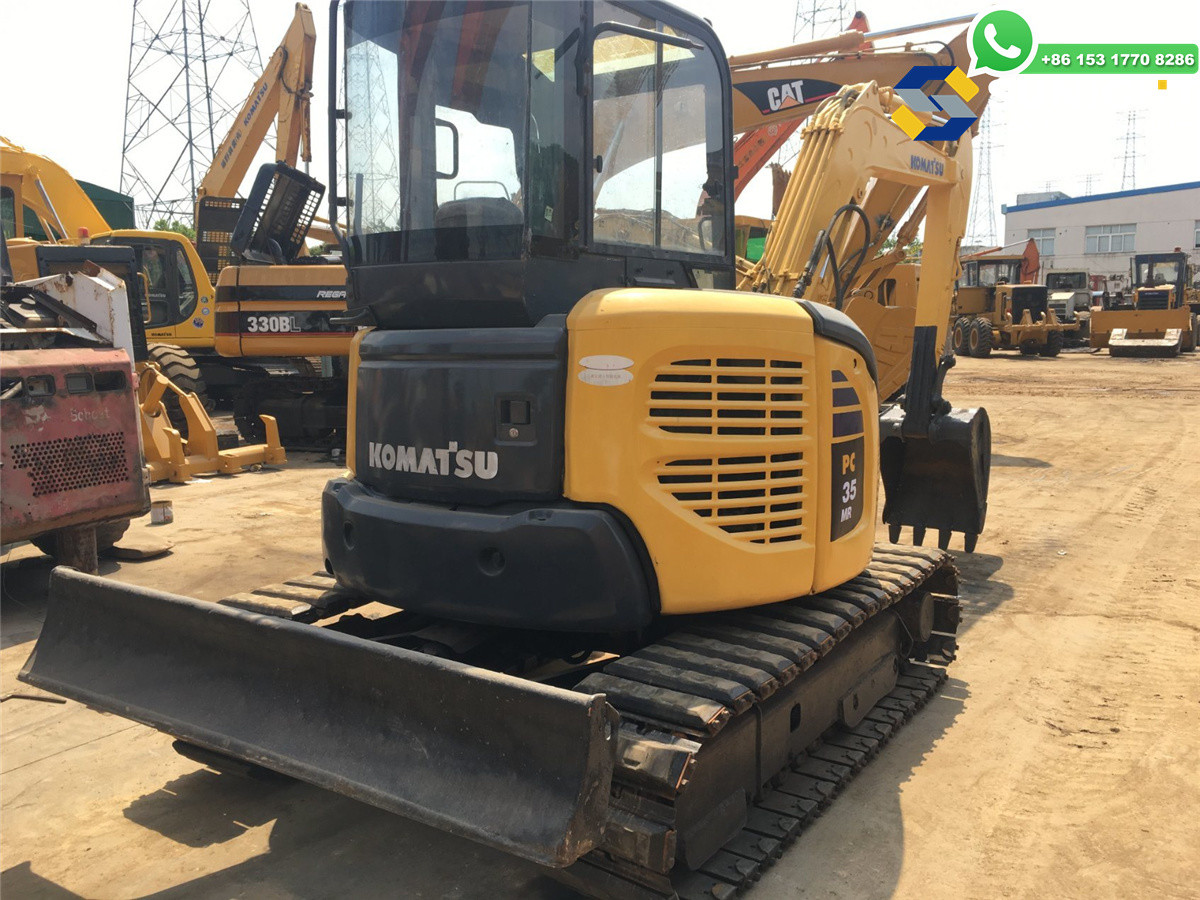 Hot Sale Used Komatsu PC35 PC35MR Diggers Japanese Original Crawler 3 Tons Second Hand Mini Excavators