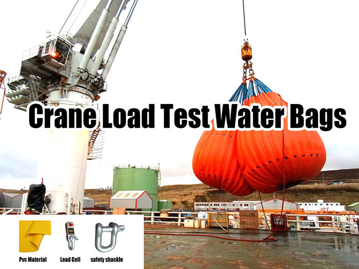 Crane Load Test Water Bags Enhanced Safety Features Equipped With Overpressure Valves And Reinforced Seams