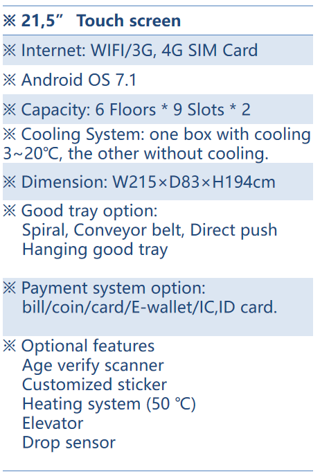 Combo big capacity vending machine for selling snack drink hot food meals with microwave oven