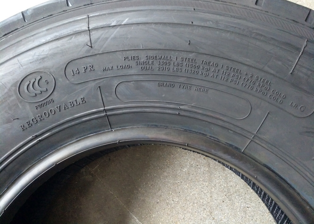 Newly Compound Design Light Truck Tires 7.50R16LT Lowers Rolling Resistance