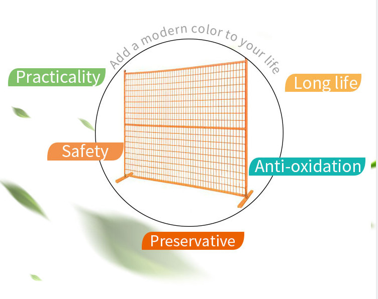 H4ft Movable Garden Fence , L12ft 9 Gauge Wire Fencing