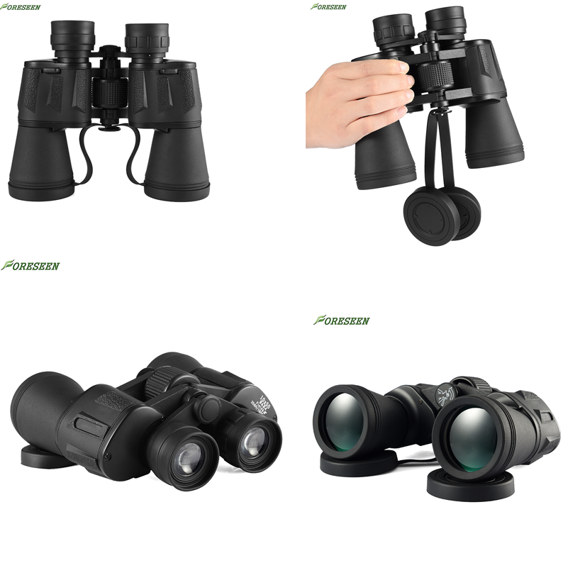 High Resolution Compass Military Grade Binoculars , 10X50 Army Long Range Telescope
