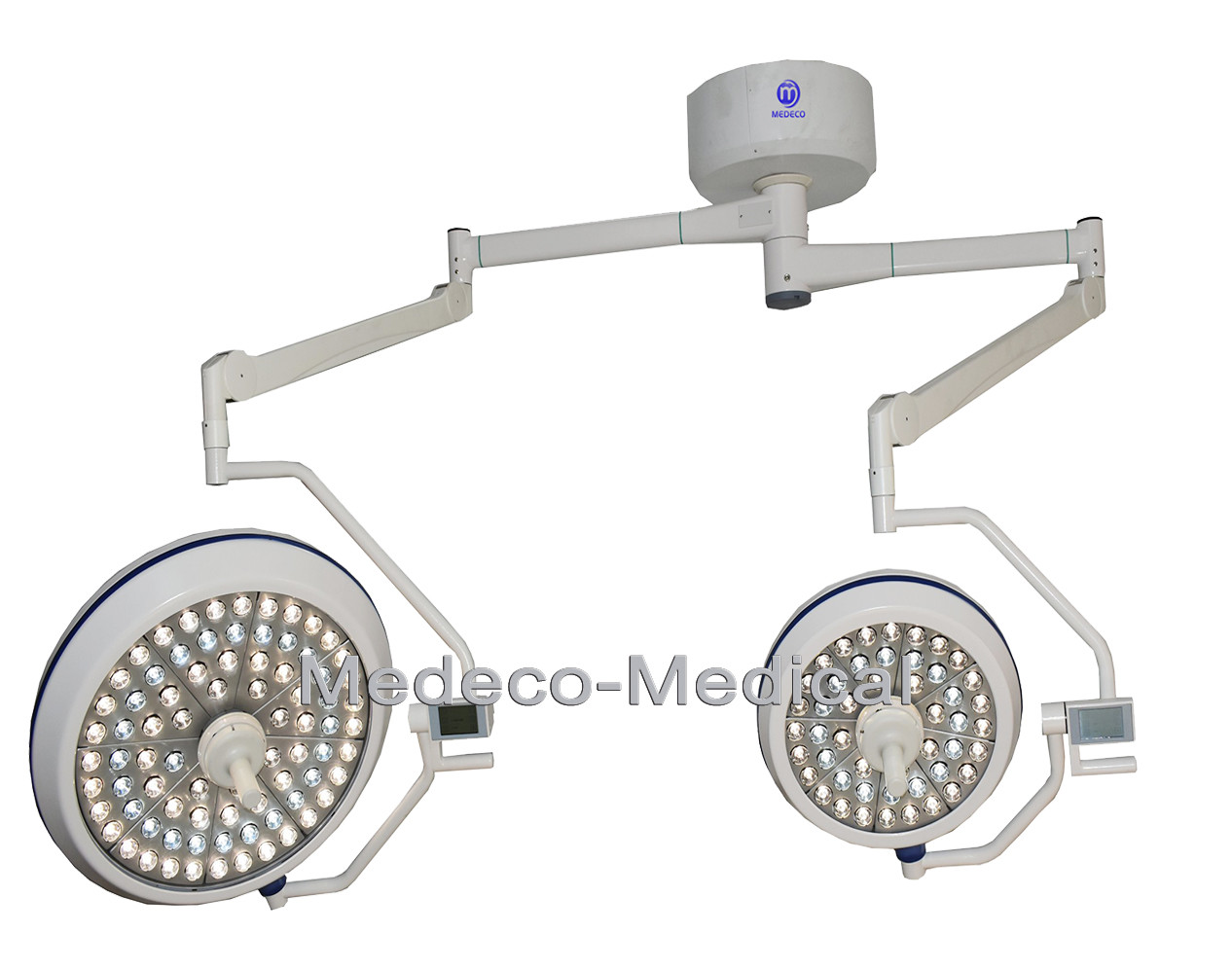 Medical Double Head Led Surgical Light 160000 Lux Double Dome Lamp
