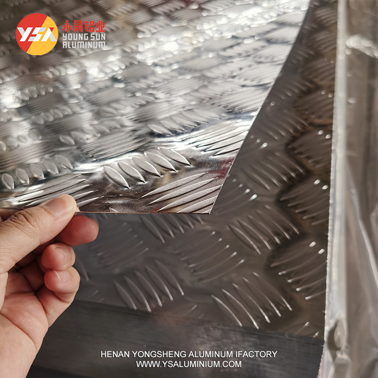 O-H112 Aluminum Checker Plate 3003 Aluminum Tread Plate Sheet Factory Price