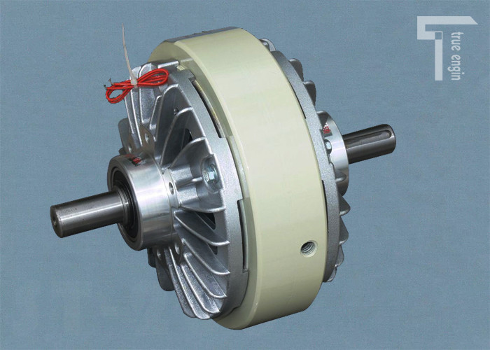 Double Shaft Type Magnetic Powder Clutch 100NM Max Current 2A With Two Shaft Face Mask Machine