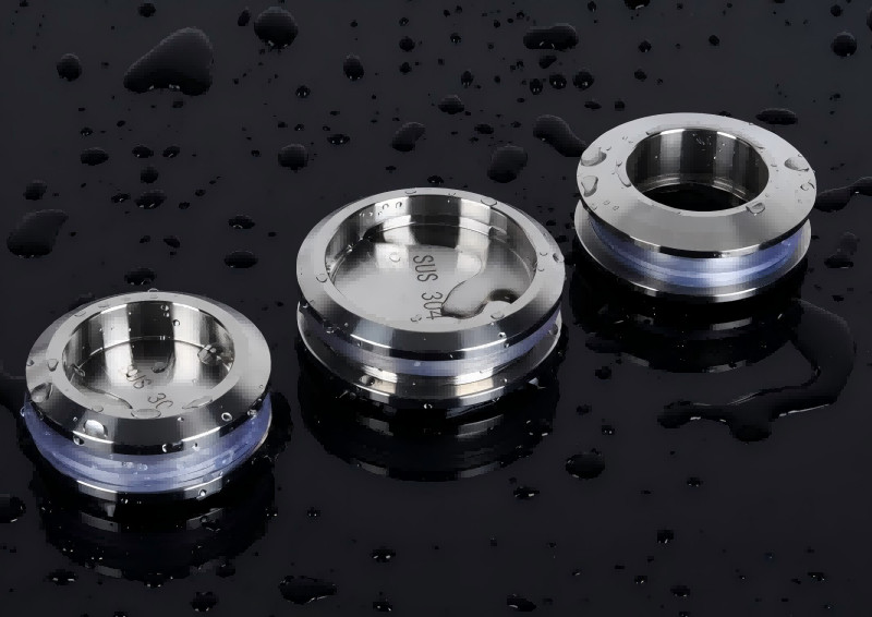 Hidden Non Punching Shower Door Pull Stainless Steel Round Easy Replacement