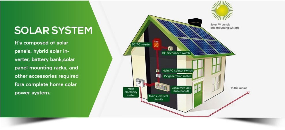 5kw Grid Solar Power Home System with Quality Solar Panel