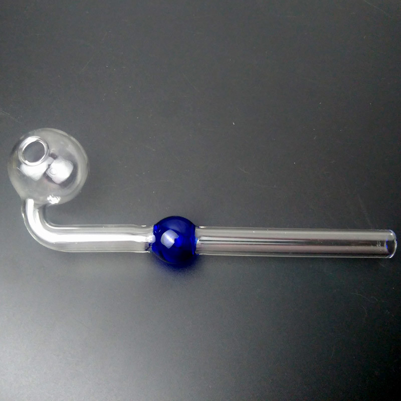 Durable 5.5'' Curved Glass Smoking Pipe Gift Items Customized Shape