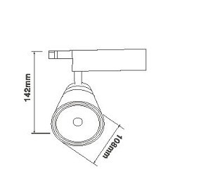 With CE, ROHS certification High Quality led track spotlight for shop or showroom supplier: