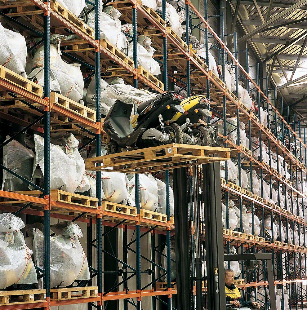 RoHS Heavy Duty Warehouse Shelving / Storage Pallet Rack Selective