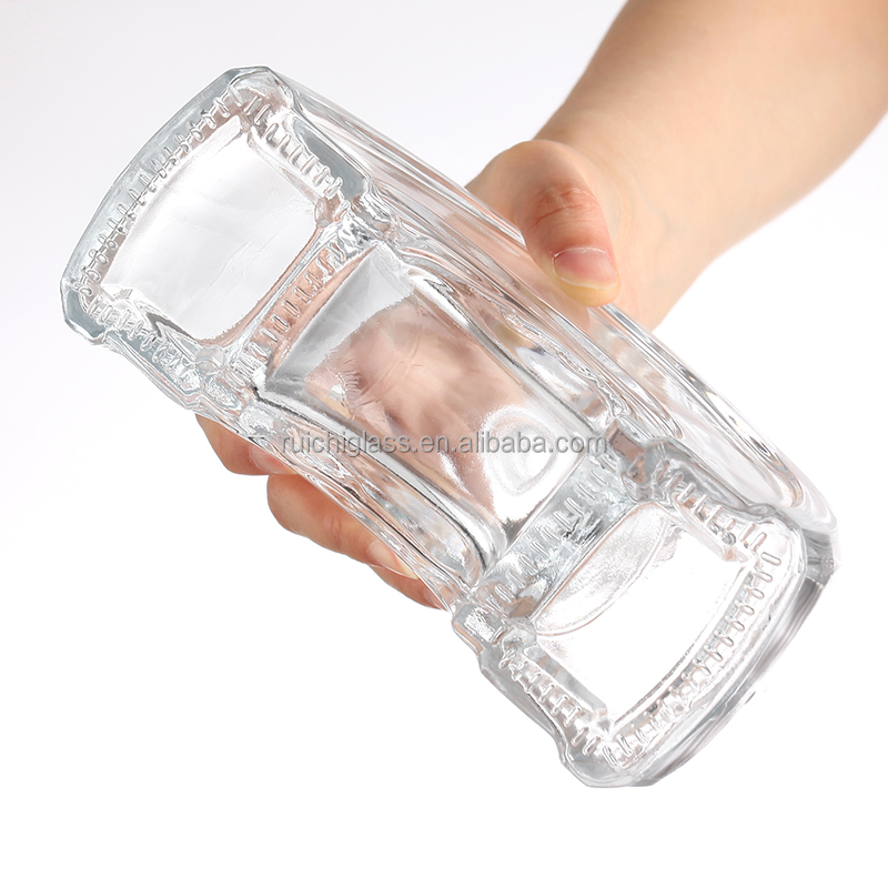 500ml 750ml Custom Fancy Shaped Glass Bottles for Other Beverage Distribution