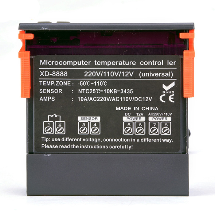 12V/110V/220V Automatic Digital Temperature Controller Thermostat