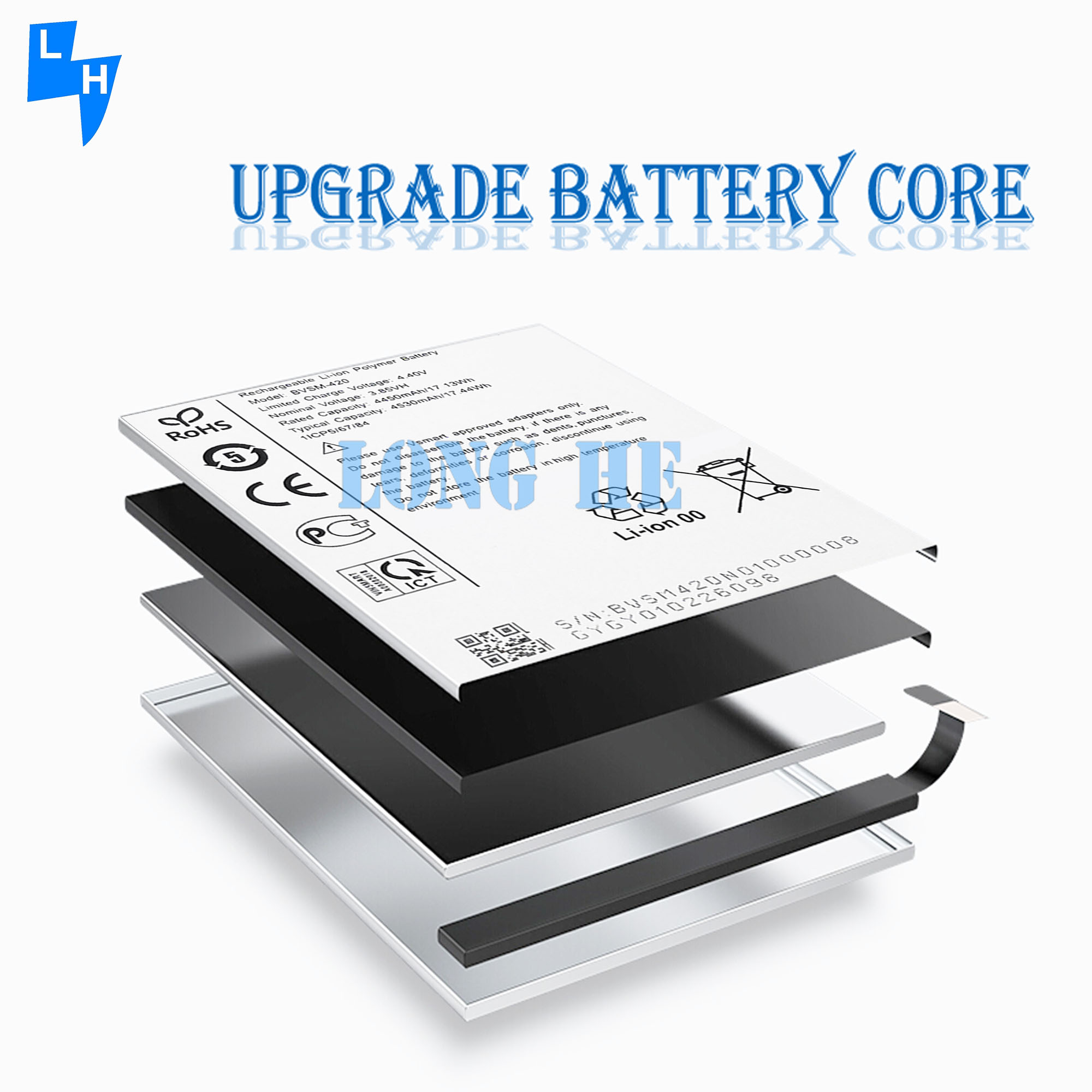 RECHARGABLE 4530mah High Capacity Mobile Phone Battery Replacement for Vsmart Joy 2plus