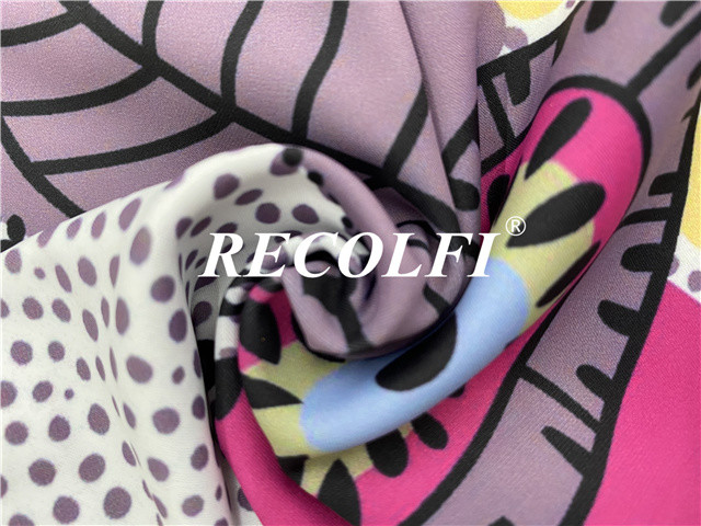 Quick Dry Athleisure Outfit Coolmax Lycra Xtra Life Fabric Recycled Stretch Nylon