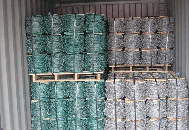 13x13 50kg Plastic Coated Barbed Wire 7.5cm Farm And City