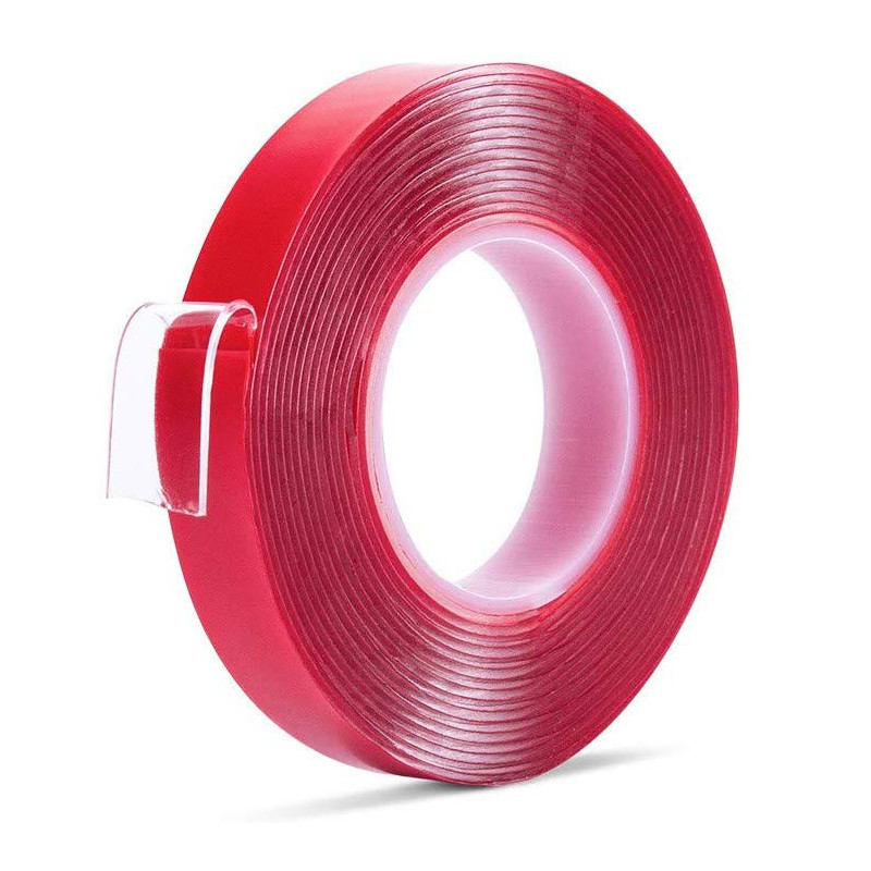 2mm*1m Sticky Double-Sided Adhesive Washable Transparent Non-Marking Nano Tape