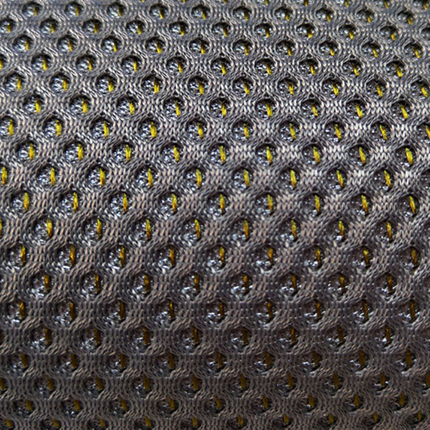 100% Polyester 3D Spacer Mesh 390 - 460GSM Moisture Absorbent Knitted Mesh Fabric
