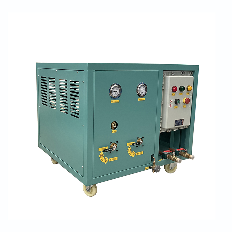 ac refrigerant recovery vapor pump explosion proof ISO tank recovery charging machine gas charging equipment