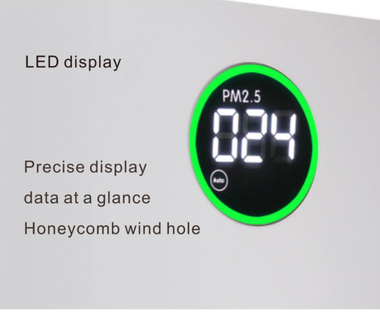 HOMEFISH UV Humidifier Low Noise Air Purifier 430m3/H