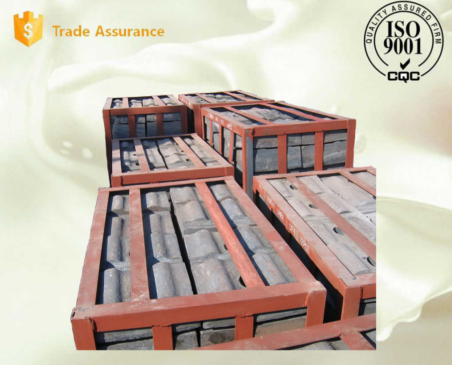 ISO Chrome Molybdemun Alloy Steel Castings For Ball Mill Liner