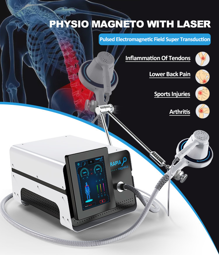 Laser Magnetic Therapy Machine 110V 220V Reduce Muscle Soreness / Swelling