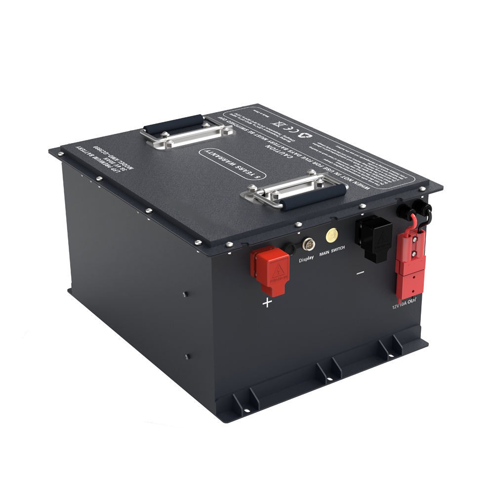 LiFePO4 Lithium Battery OEM ODM Lithium Ion Battery Pack Electric Forklift 48V 60V 72V 100AH 200AH Electric Golf Carts