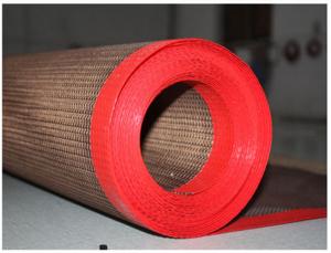 China Bullnose Joint PTFE Mesh Conveyor Belt Heat Resistant on sale