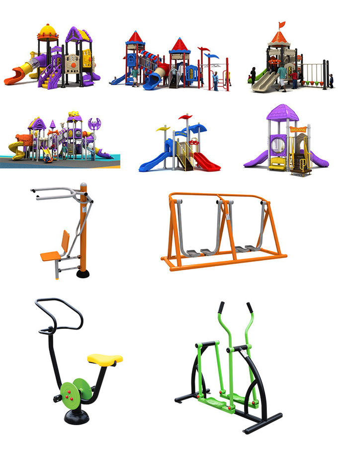 Exercise Stretcher Kids Outdoor Gym Equipment Galvanized Steel Pipe Material