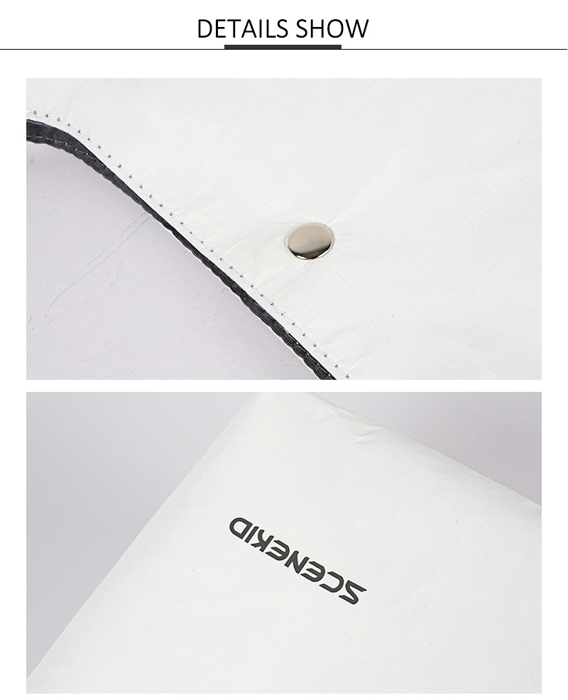 Collapsible Lightweight Water Resistant Tyvek Cosmetic Bag