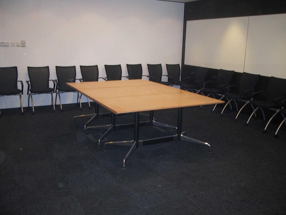 Black Color Cast Aluminum Table Base / Meeting Table Legs Eco Friendly