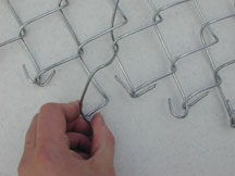 Chain Link Fence - Cork Screw No 3