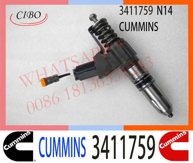 ISO Approved Genuine Excavator 3411759 CUMMINS Fuel Injector