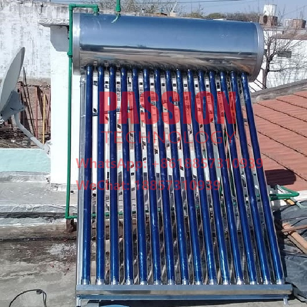 58x1800mm Vacuum Tube 500L Solar Water Heater Non Pressure Glass Pipe Collector