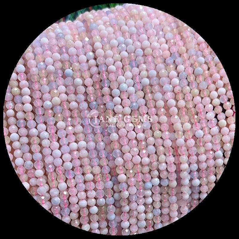 Natural Gemstone from The Perfect Choice for Your B2B Needs Various Crystal Stone Amethyst Green Aventurine Mini Faceted Loose Round Bead Strands