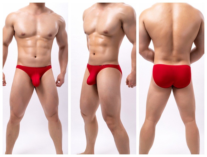 Bikini Mens Briefs Underwear With Pouch Breathable Sports Long Bulge Thong Lingerie