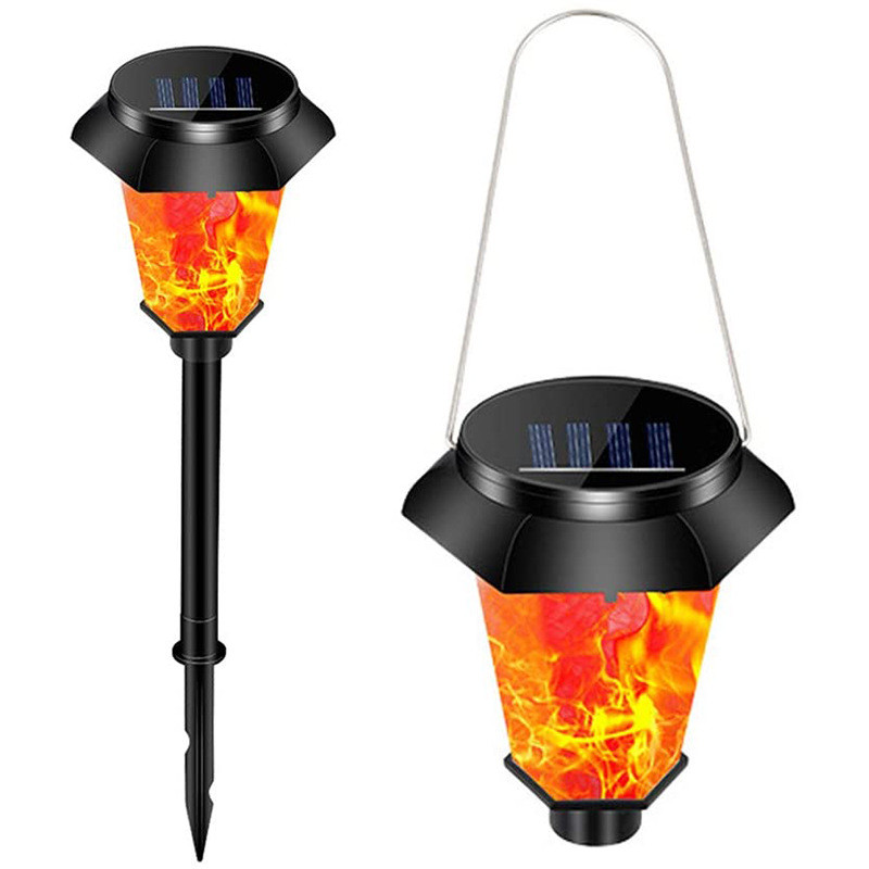 IP65 Waterproof Solar Flame Torch Light 2700K Soft Warm White