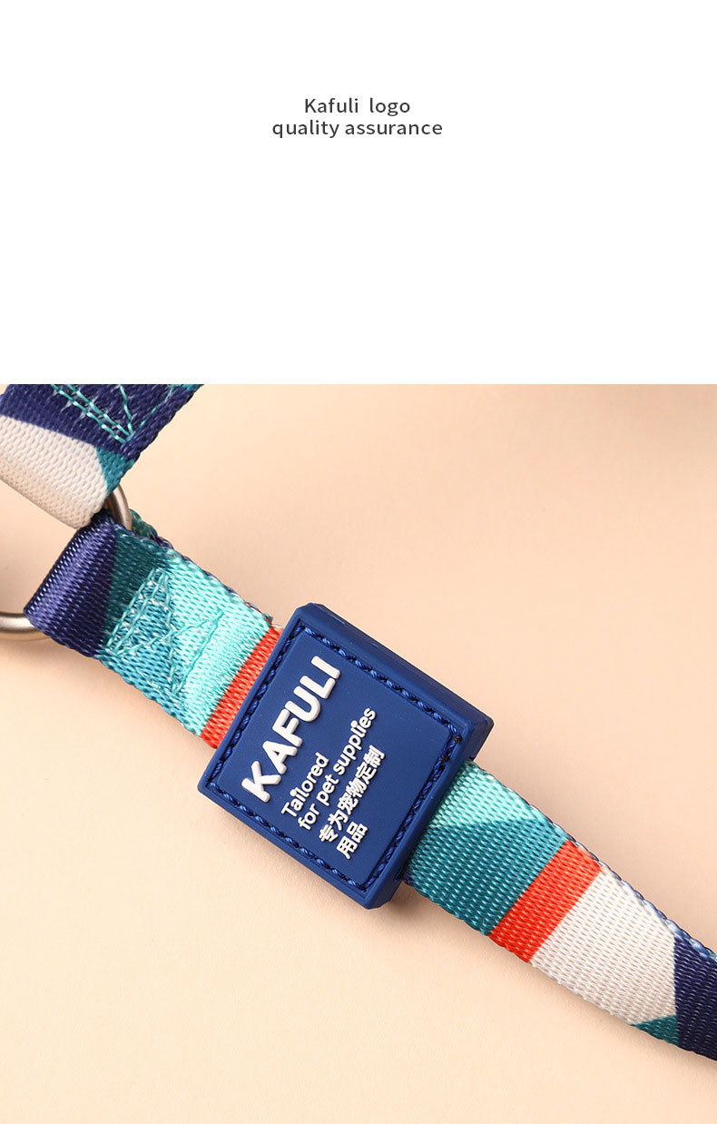 Pet Printed Harness Medium And Large Dogs Anti Breakaway Vest Style Leash