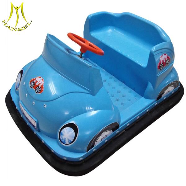 Hansel kids plastic indoor / outdoor playground used bumper cars for sale