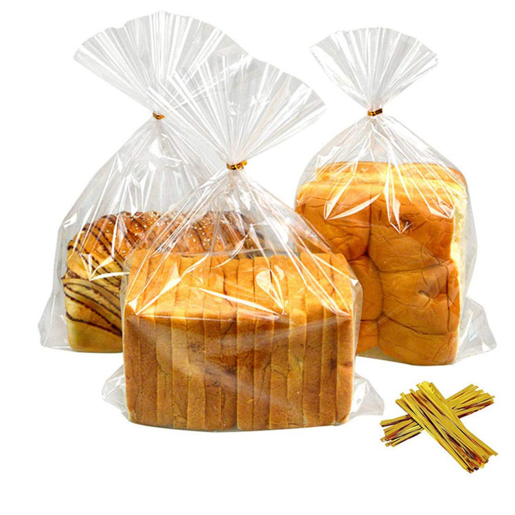18 By 24 Inch Bread Loaf Flat Poly Packaging Bag Business Use