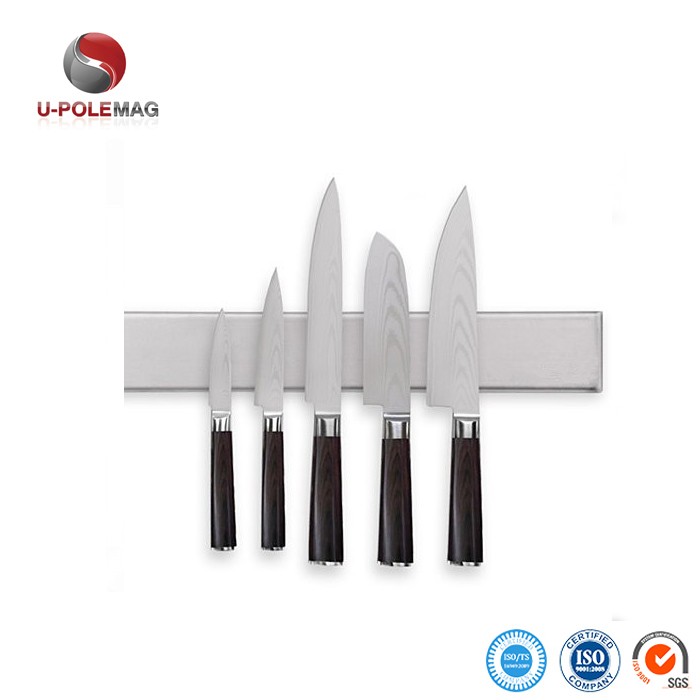 Customized Detachable Magnetic Knife Bar for Kitchen in Walnut/Cherry/Bamboo/Rubber Wood