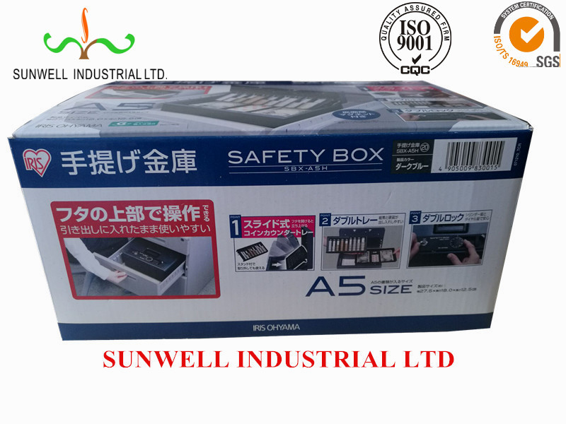 Corrugated Cardboard Folding Electronics Packaging Boxes Customized Size